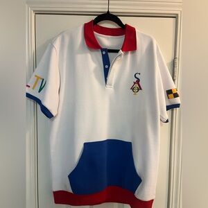 Sia Collective Polo with Kangaroo Pockets.